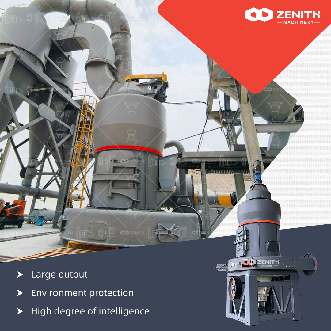 MTW European Trapezium Mill processing feldspar powder in industrial setting